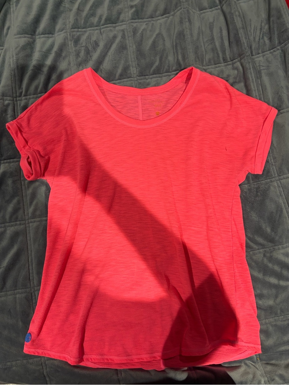 Women’s Short Sleeve shirt - Coral Pink